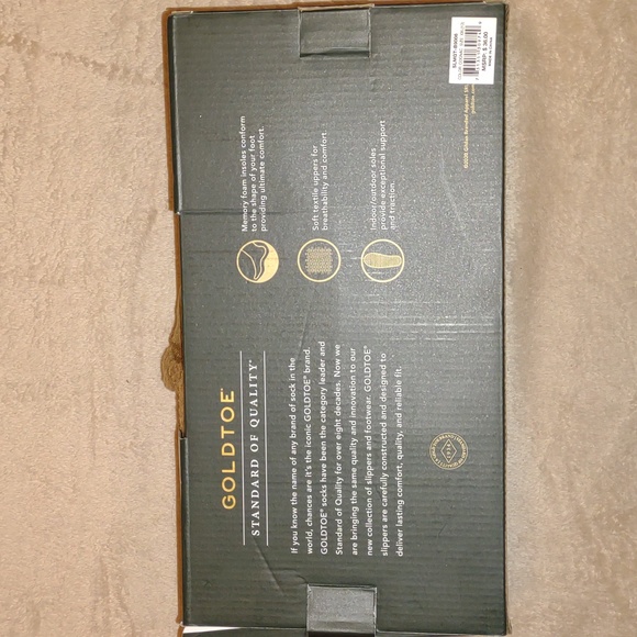 ๐ฃGOLD TOE Men's Slippers in Cognac relaxed fit get morning paper ๐ - Picture 7 of 11